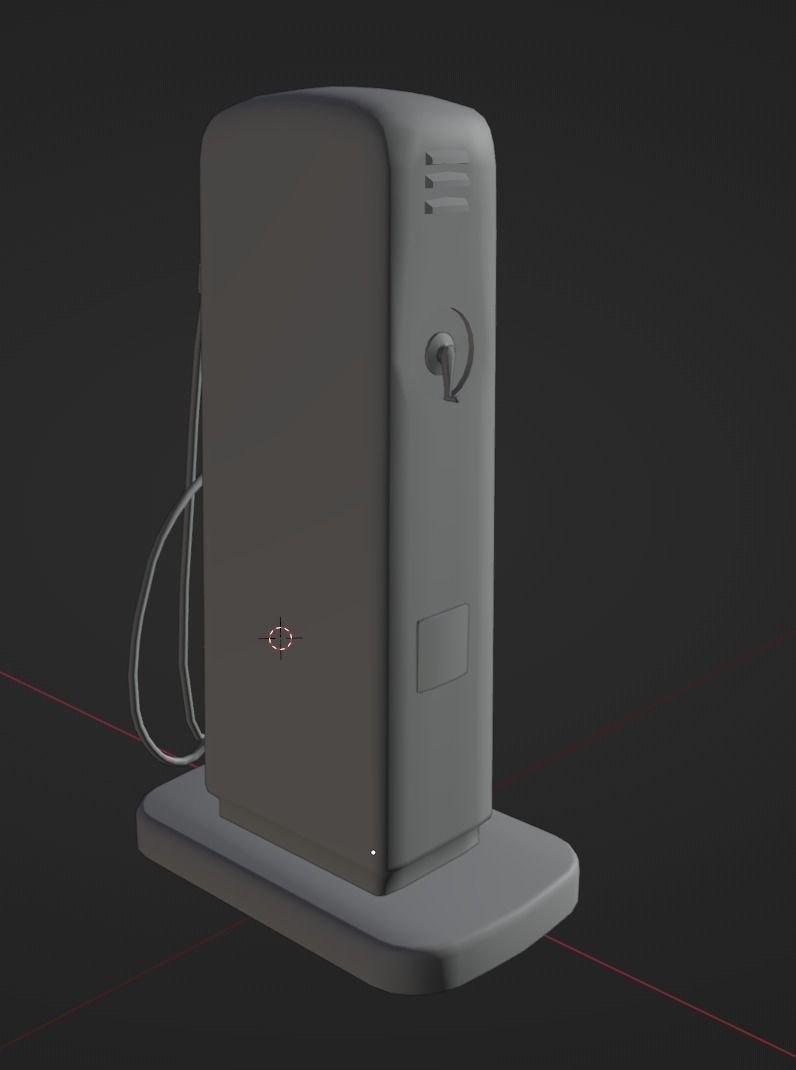 3D model Gas Pump Low Poly VR / AR / low-poly | CGTrader