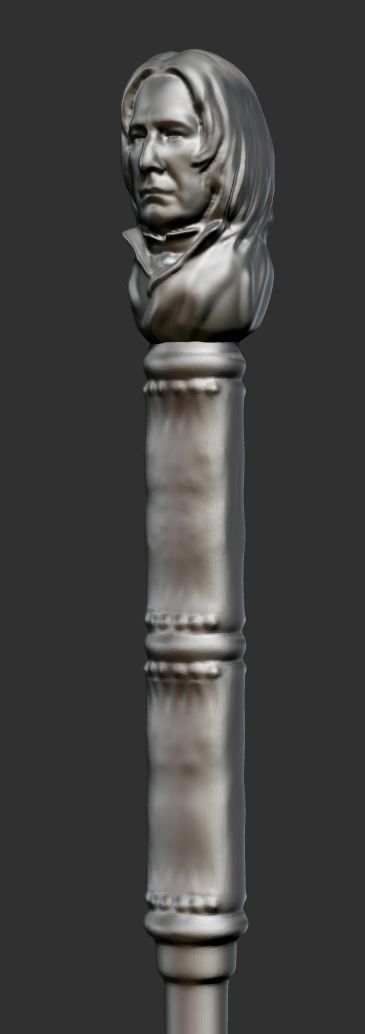 Severus Snape wand 3D model 3D printable | CGTrader