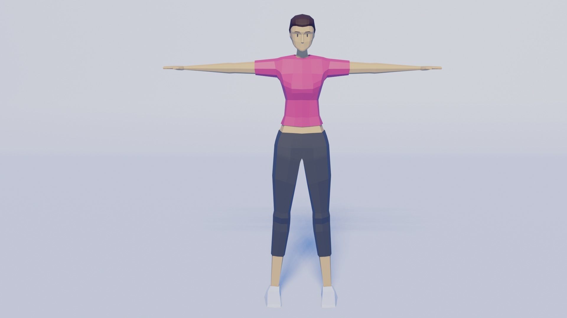 Low Poly Male and Female free VR / AR / low-poly 3D model rigged | CGTrader