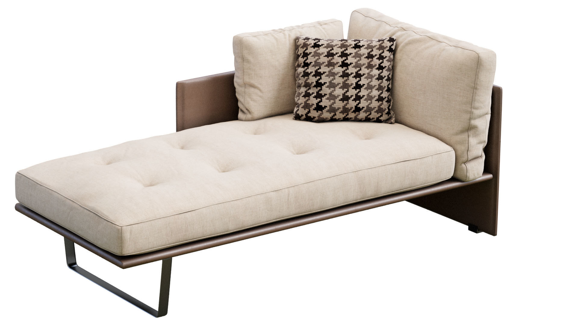 Luggage Chaise Longue By Minotti 3D model CGTrader