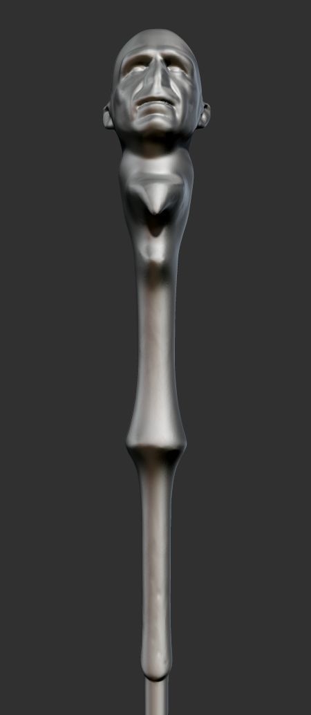 Lord Voldemort wand 3D model 3D printable | CGTrader
