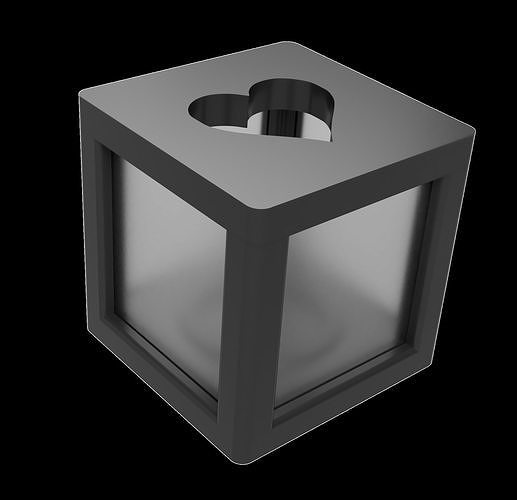 Heart Shaped Box 3D model CGTrader