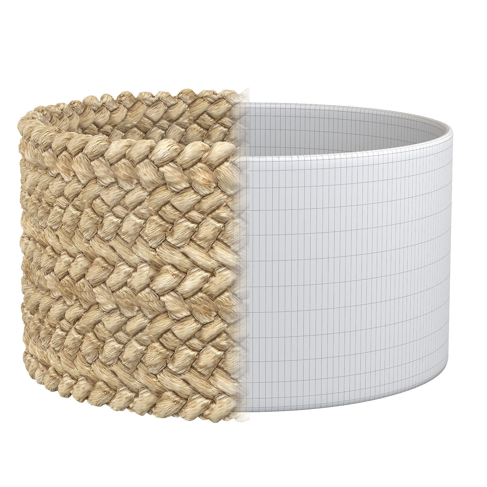 Texture Braided Sea Grass Weaving rope VR / AR / low-poly | CGTrader