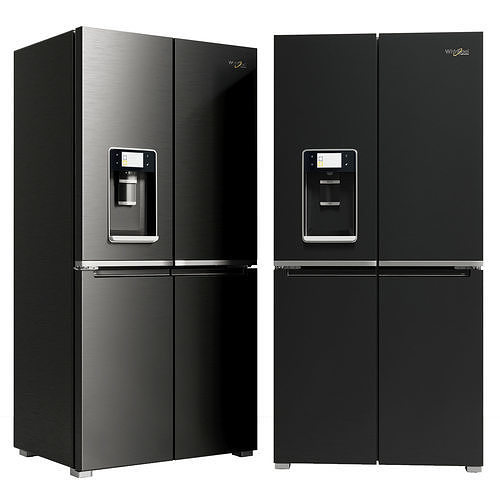 3D model Whirlpool Refrigerator WQ9I FO1BX UK VR / AR / lowpoly CGTrader