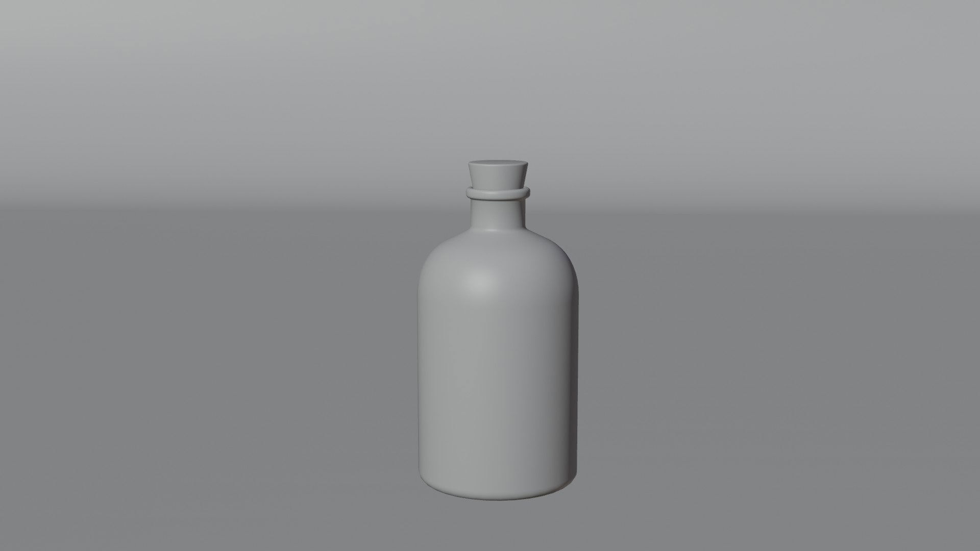 3D model Medical Lab Chemical Bottle Realistic low poly 3D model VR