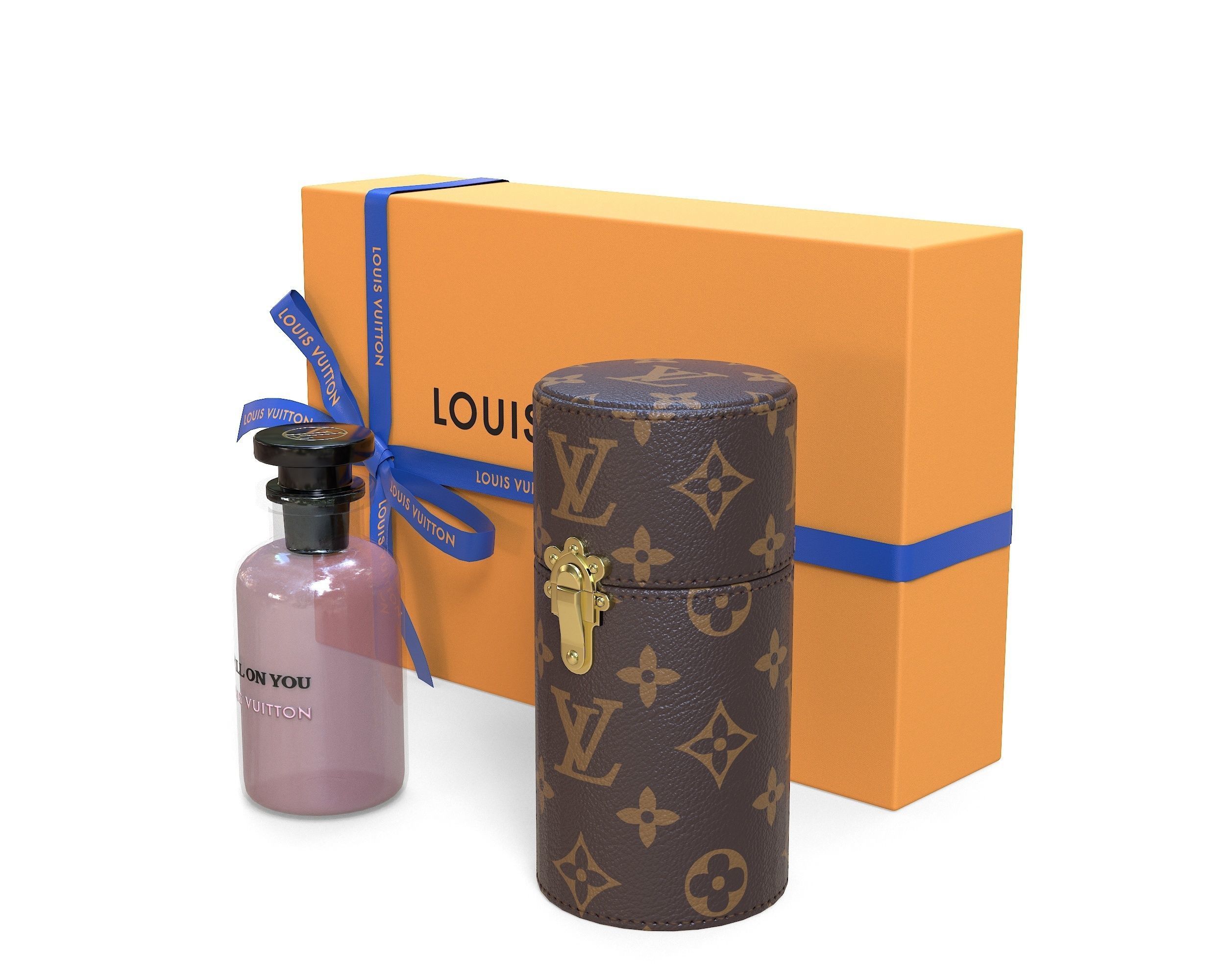 3D model Louis Vuitton LV Travel Spell On You Parfum set VR / AR / low