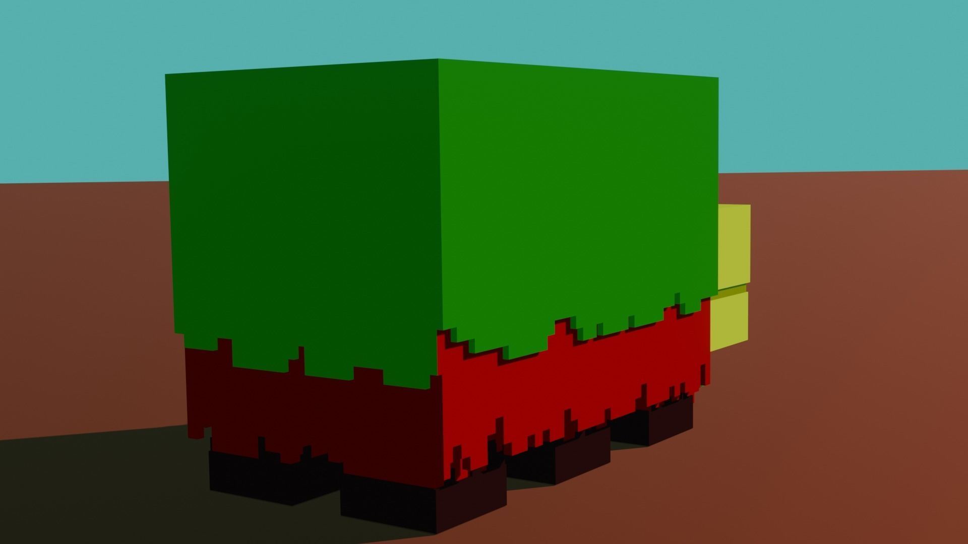 Minecraft Sniffer Standing 3D model 3D printable CGTrader