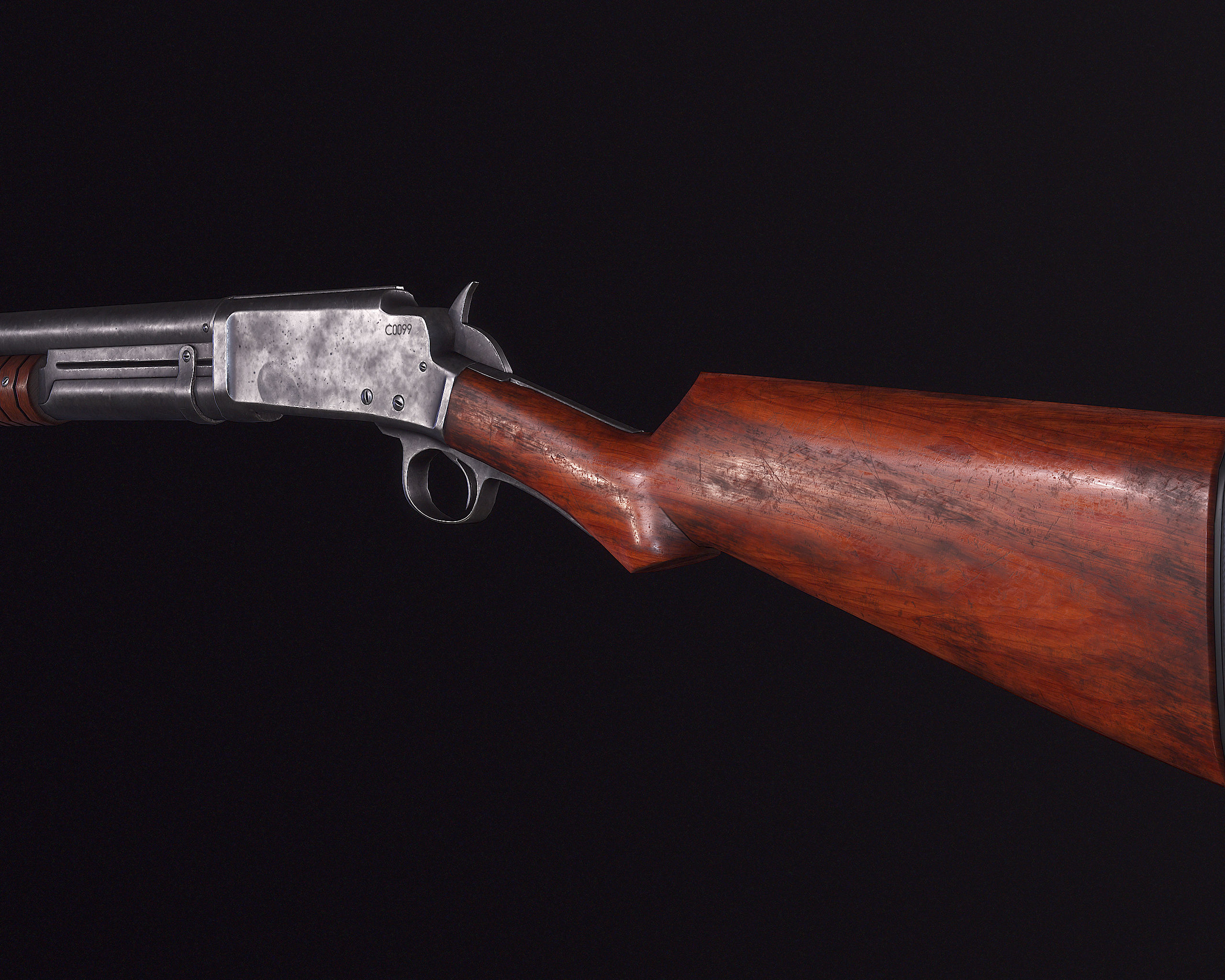 3D model Remington Shotgun Model 17 VR / AR / low-poly | CGTrader