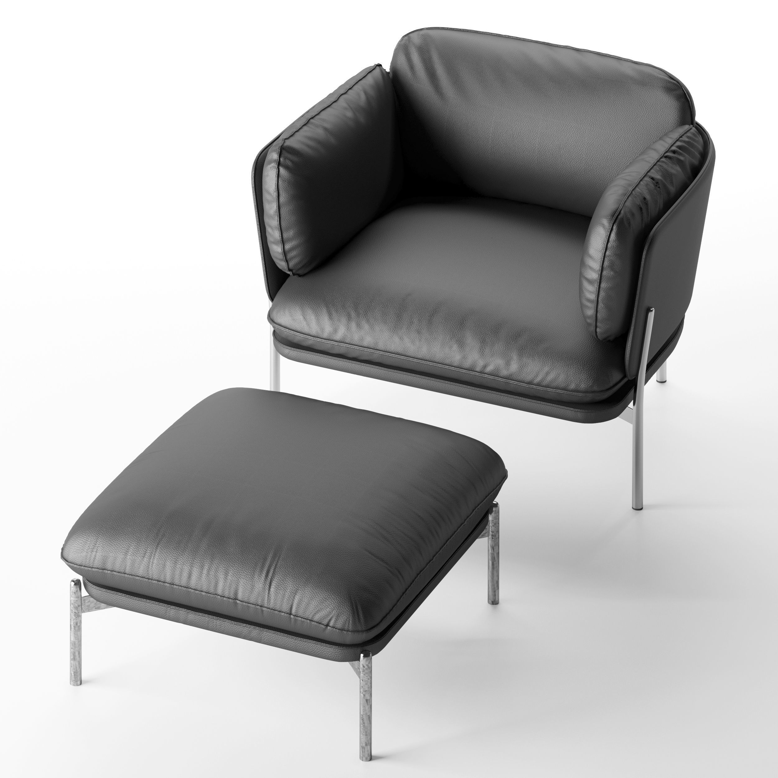 Cloud sofaArmchair 3D model CGTrader