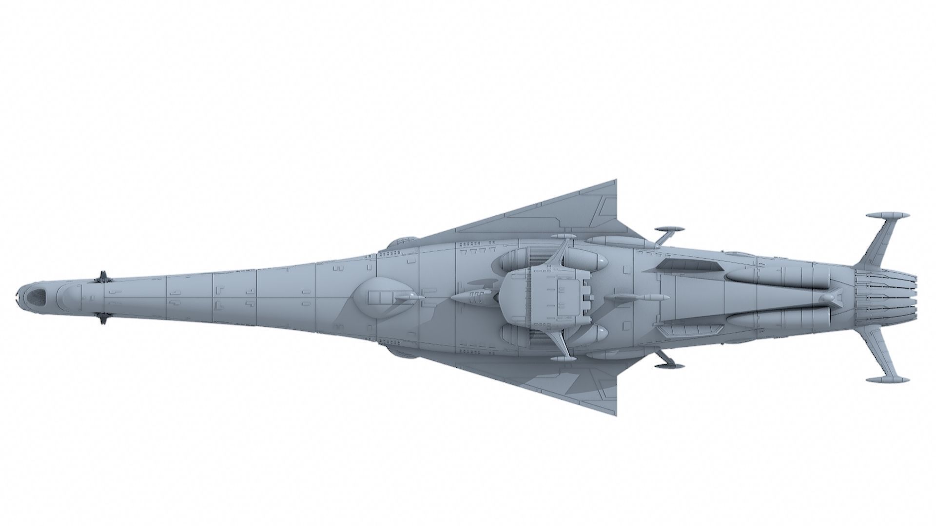 Space Battleship Yamato 2199 STL files 3D model 3D printable CGTrader