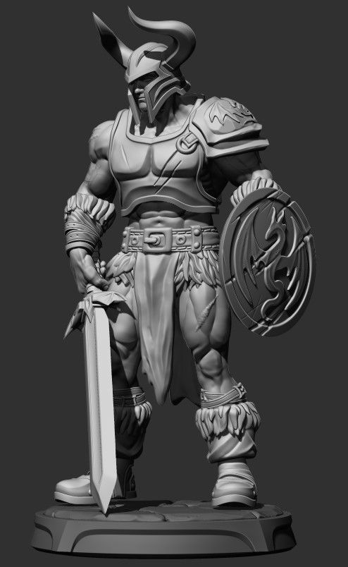 Hero Warrior free 3D model 3D printable | CGTrader