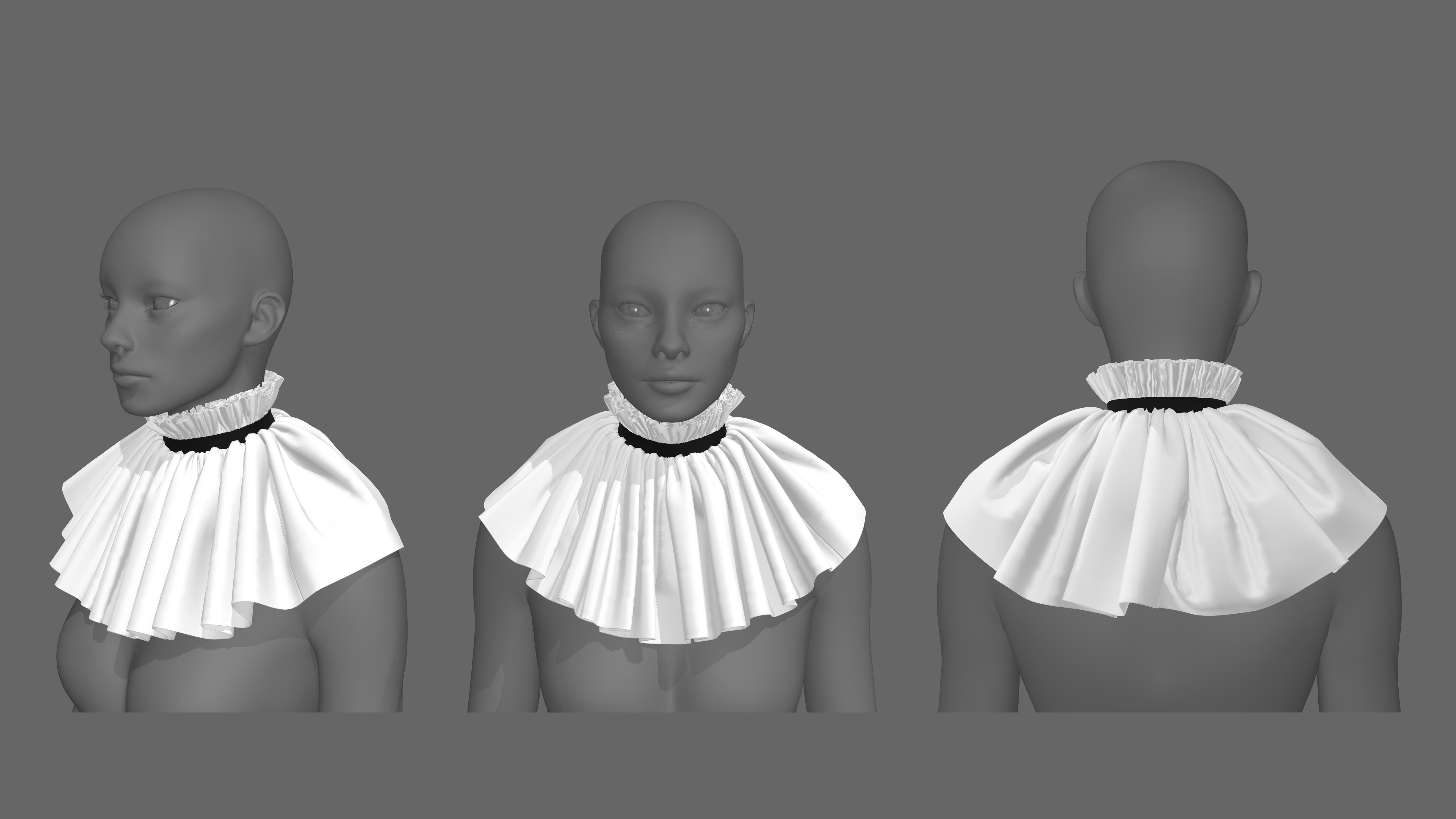 20 collar models 3D model | CGTrader
