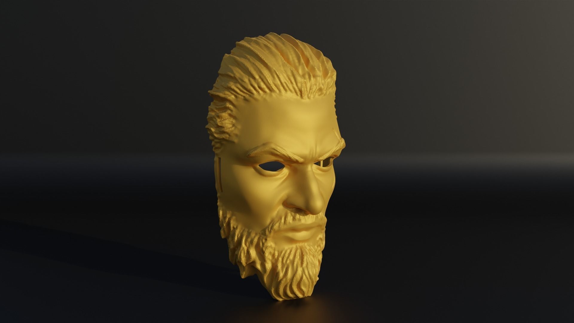 Game Of Thrones - Khal Drogo Face Mask 3D model 3D printable | CGTrader