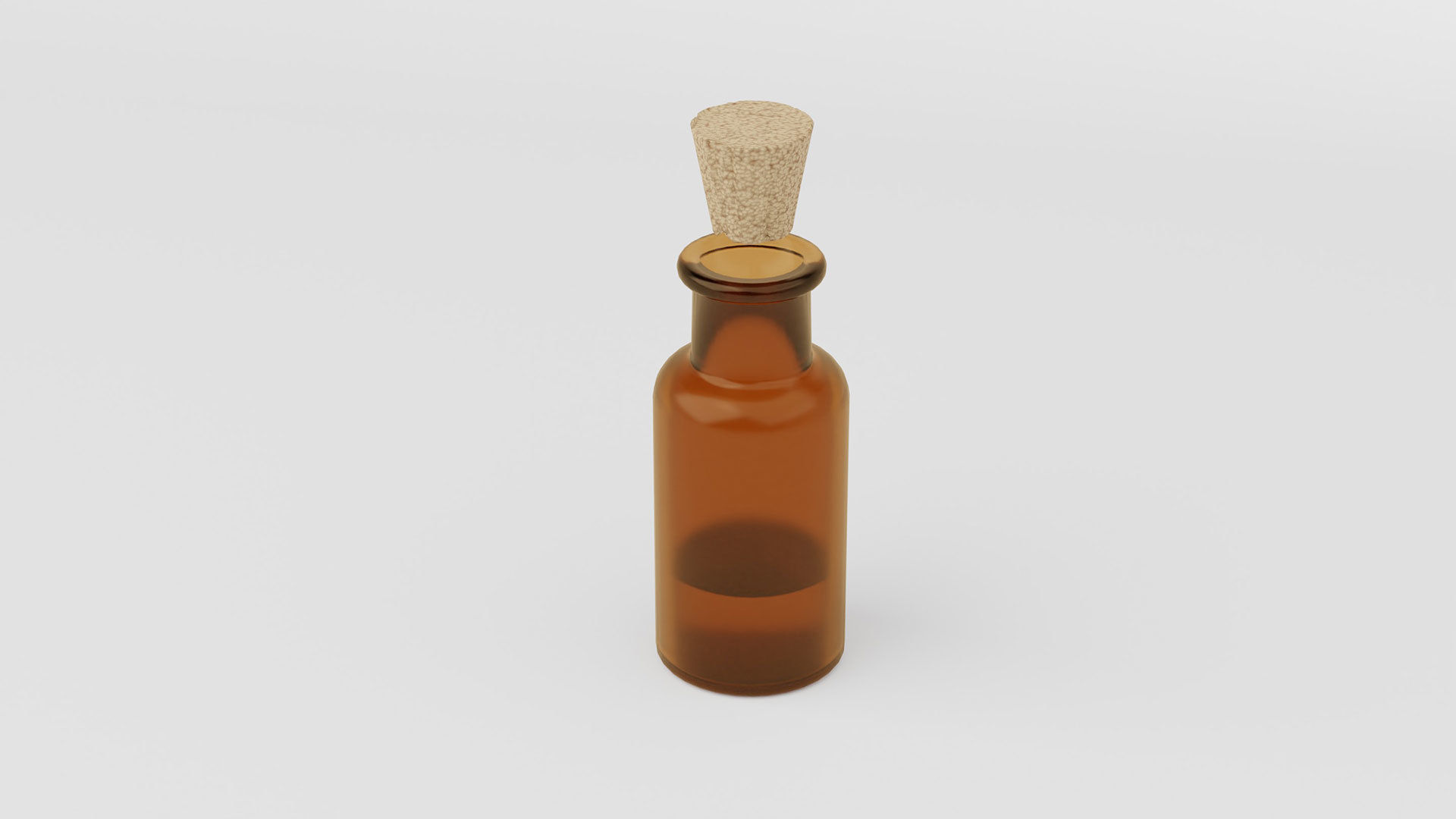 3D model Medical Lab Chemical Bottle low poly Realistic 3D model VR