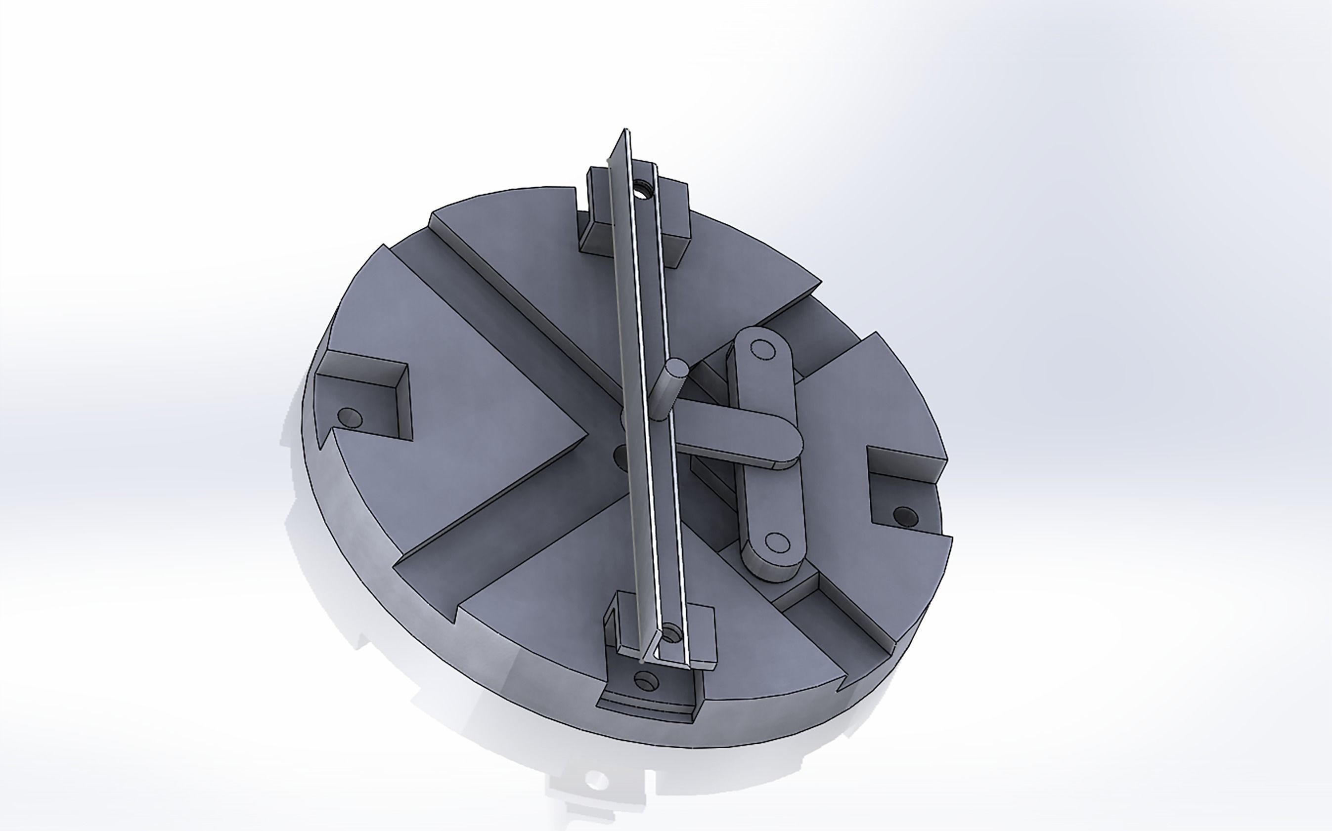 rotaional to bilinear mechanism 3D model CGTrader