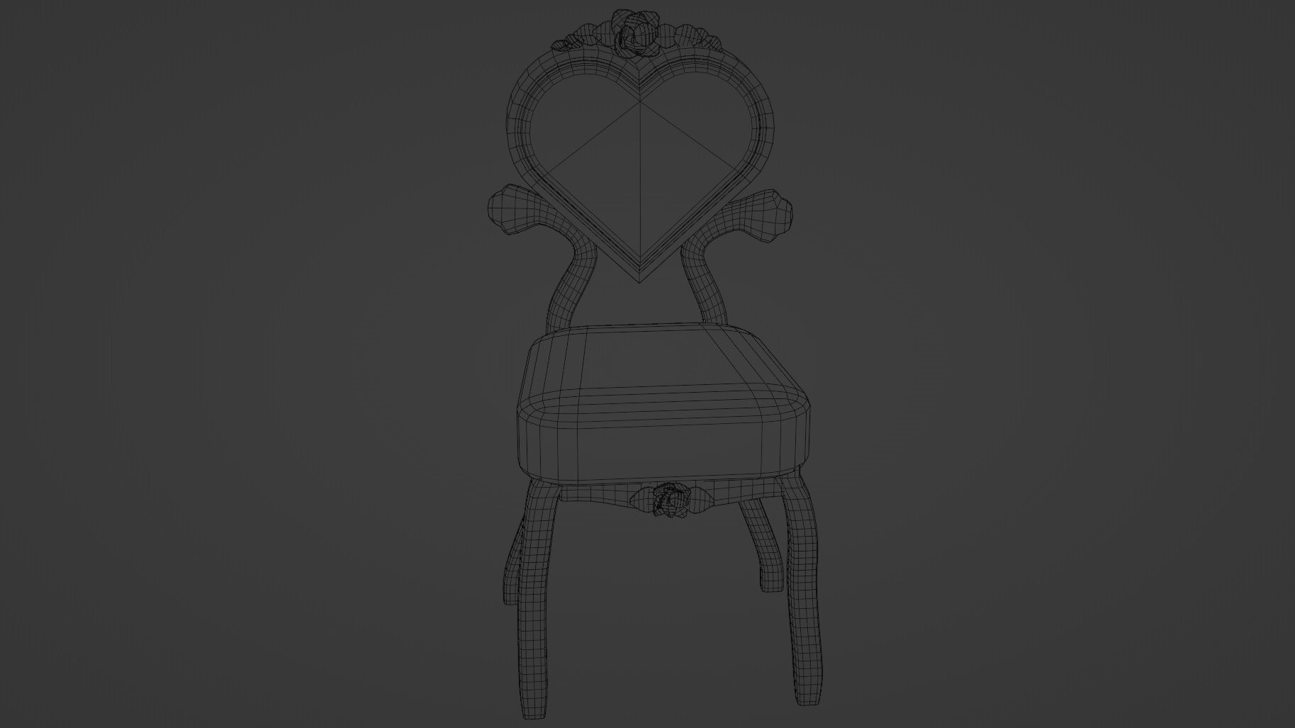 3D model Valentines Love Chair VR / AR / lowpoly CGTrader