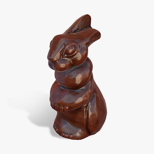 3D model Chocolate Bunny VR / AR / low-poly | CGTrader