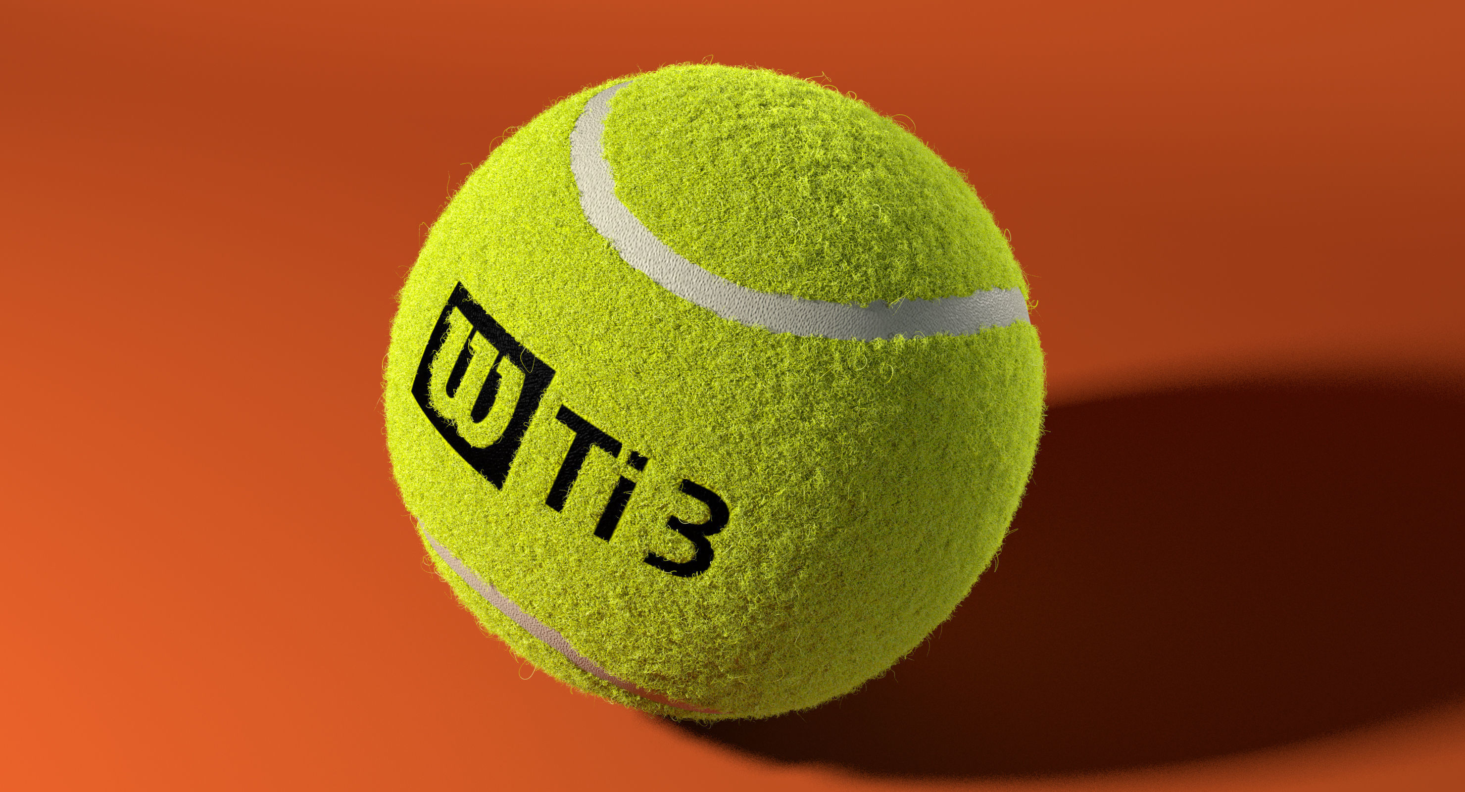 Tennis Ball Fluff 3D model CGTrader