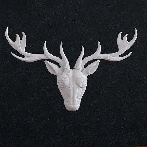 Deer Head 3D model 3D printable | CGTrader