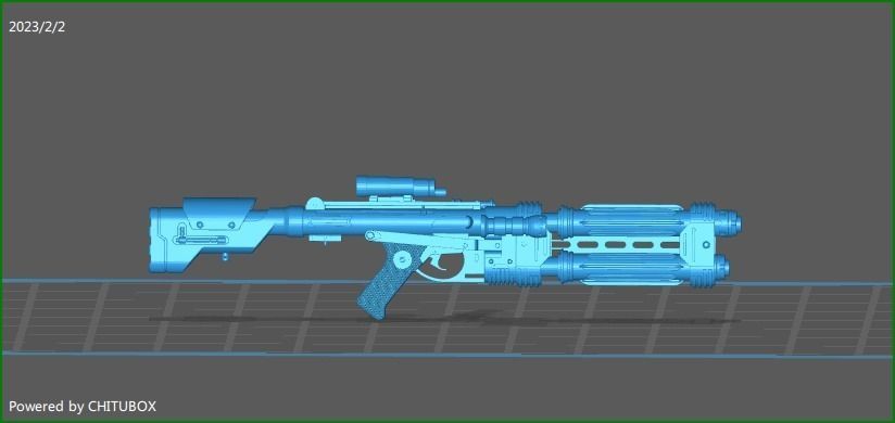 E-22 BLASTER SHORE TROOPER ROGUE ONE STAR WARS ANDOR 3D model | CGTrader