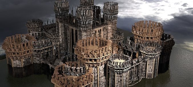 Elden Ring Inspired Castle 2 Kitbash 1 3D model | CGTrader