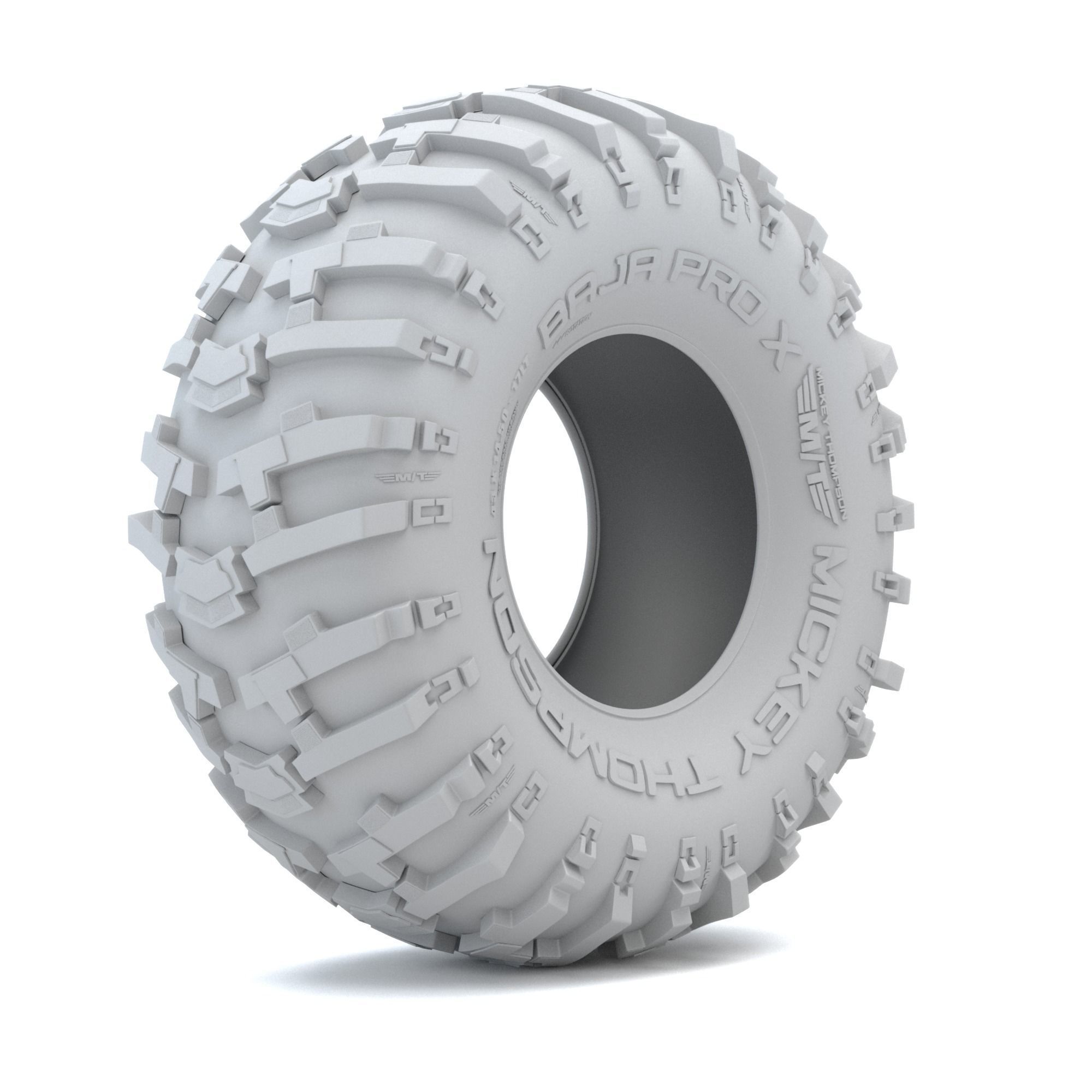 Baja Pro X Offroad Tire 3D model CGTrader