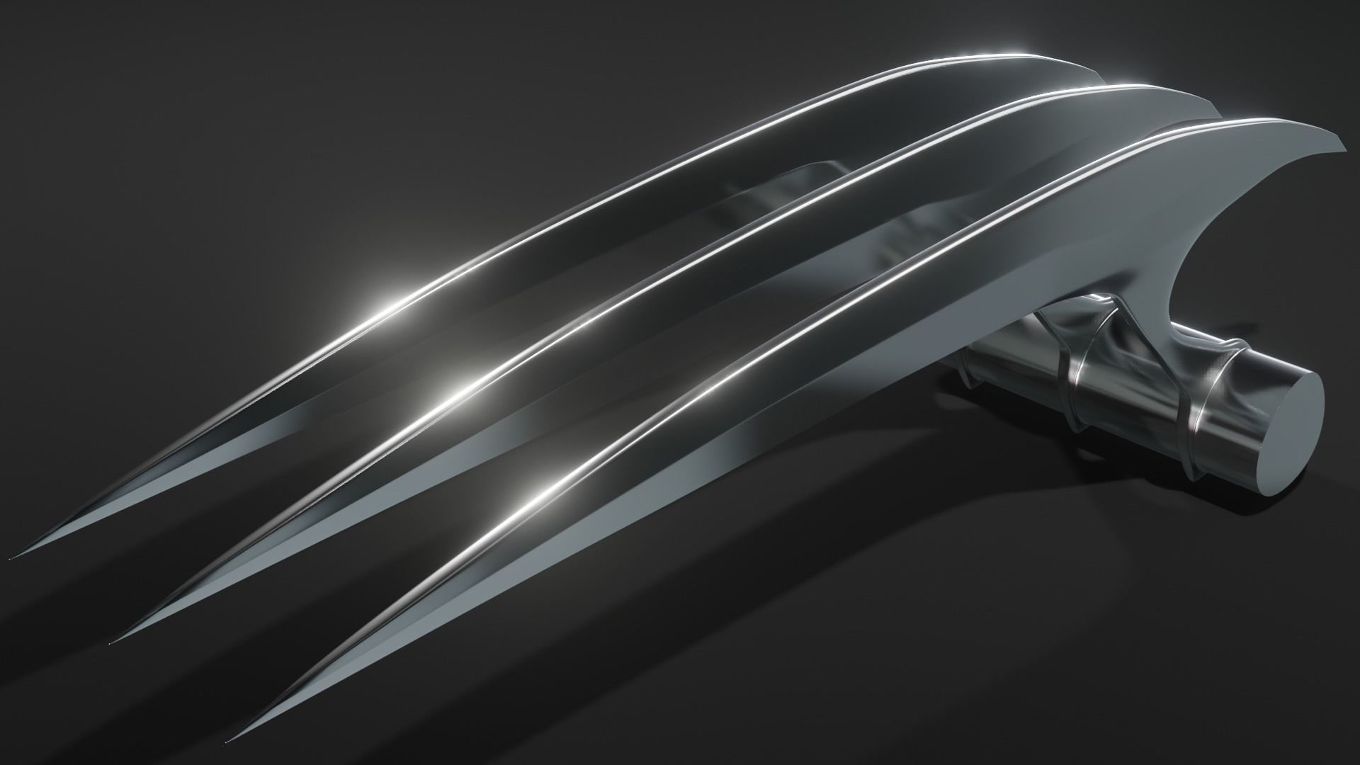 Wolverine Claws printable 3D model 3D printable | CGTrader