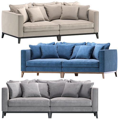 Sofa SALT LAKE by Cazarina Interiors 3D model CGTrader