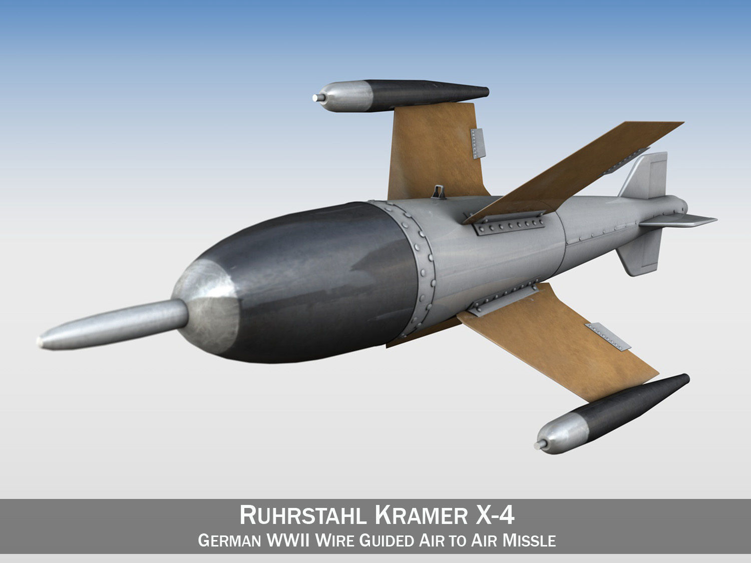 Ruhrstahl Kramer X4 3D model CGTrader