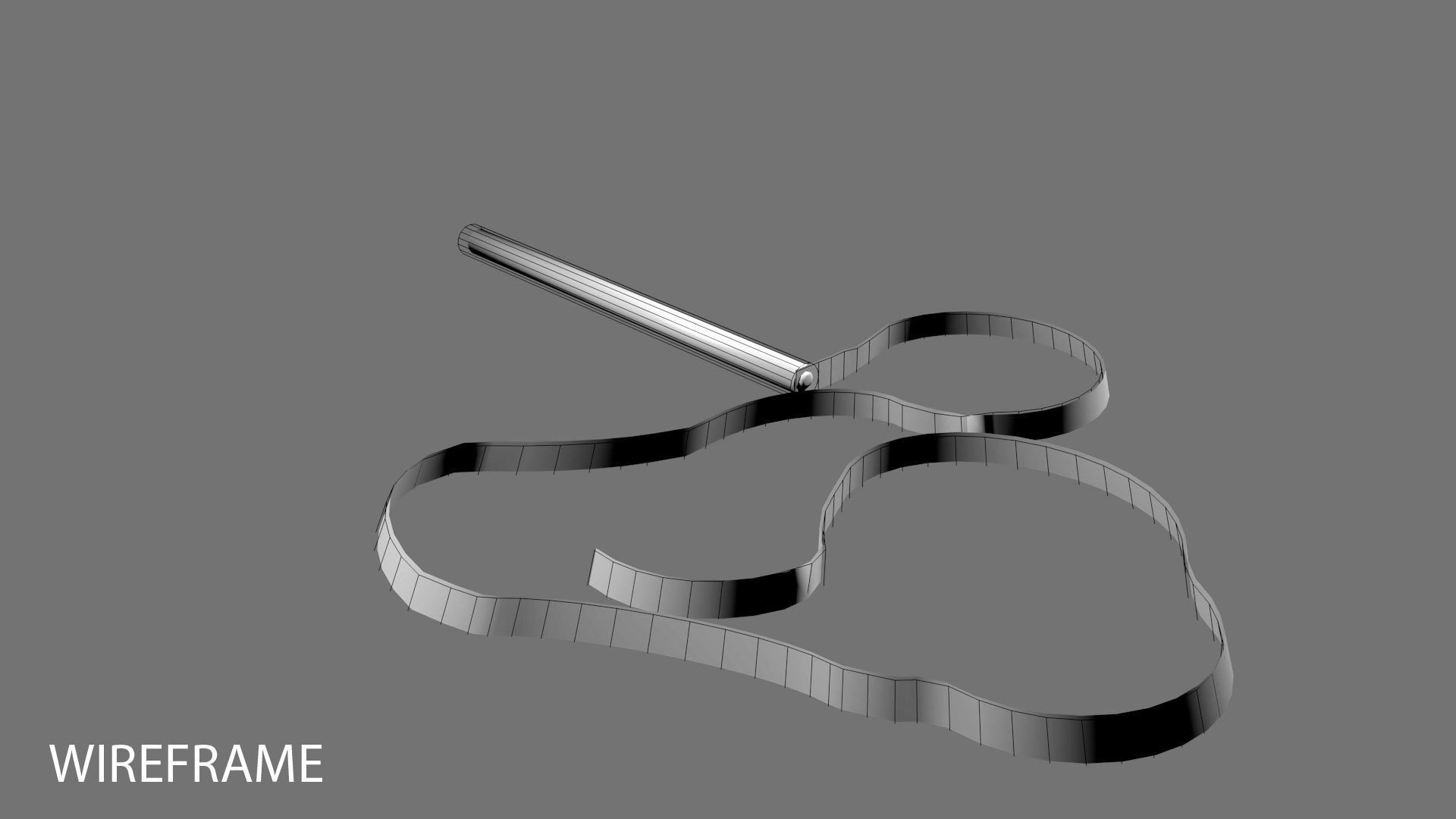 Gymnastics Apparatus Ribbon 3D model CGTrader