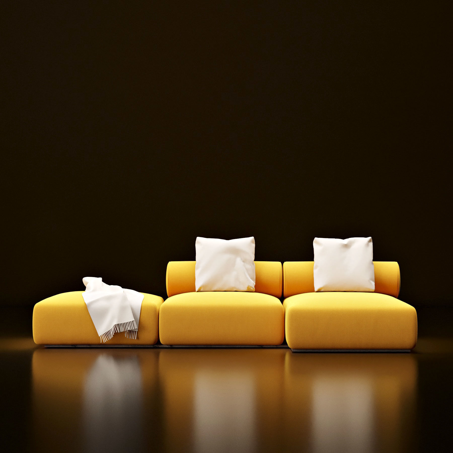 Modern Minimal Sofa free 3D model | CGTrader - Minimal Materials Furniture 3D Model