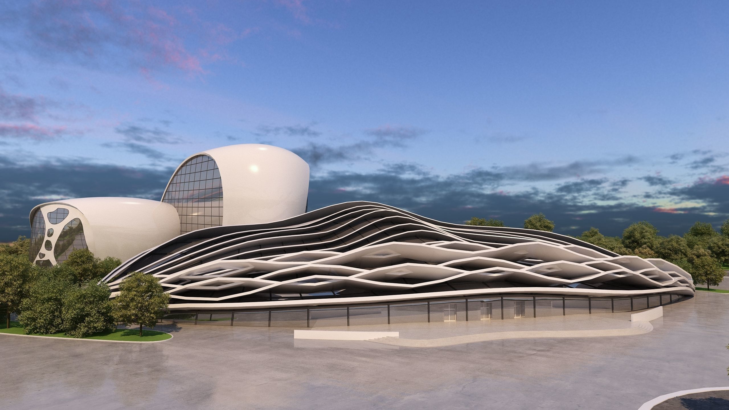 0072 - Cinemas Complex - 2Ds Plans - 3Ds Files 3D model | CGTrader