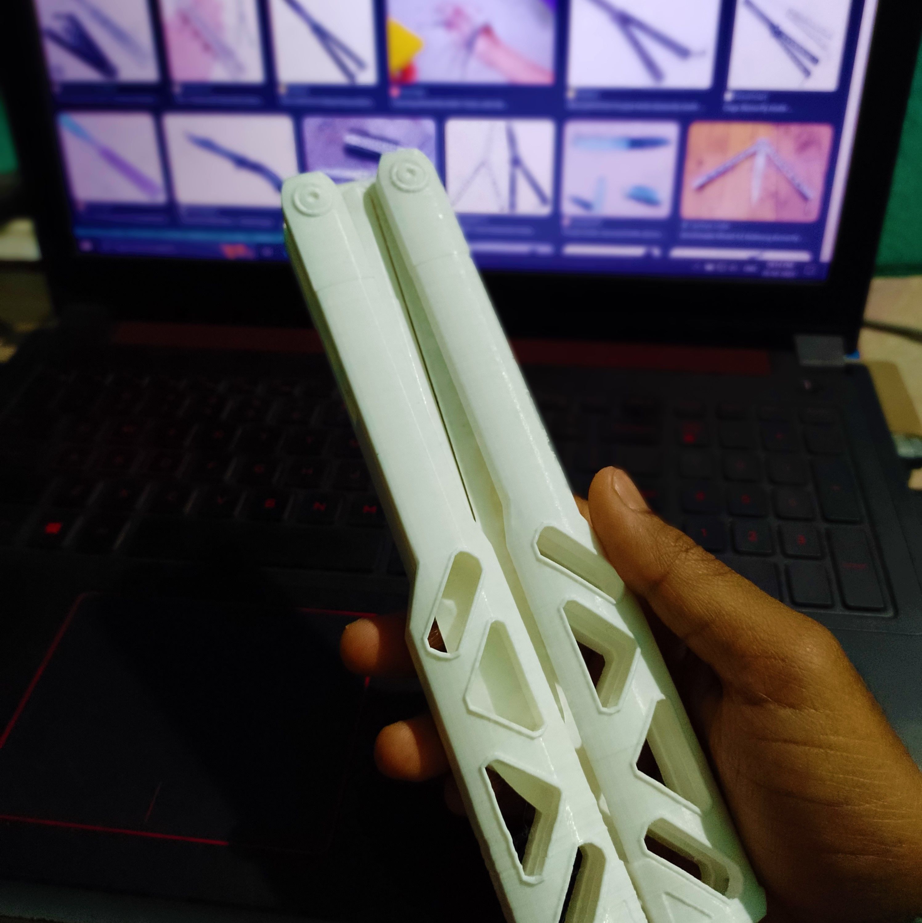 Butterfly knife 3D model 3D printable | CGTrader