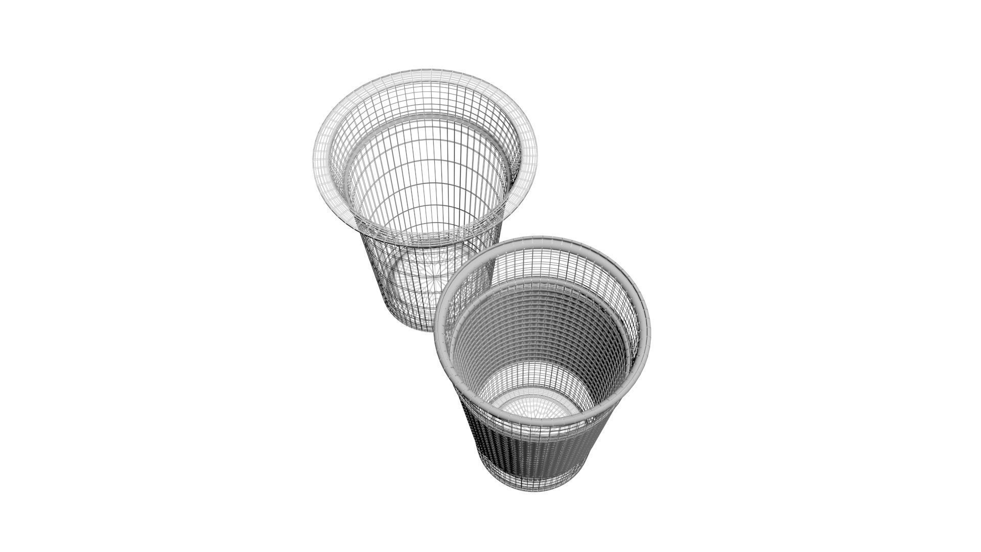 Two Plastic Cups 3D model CGTrader