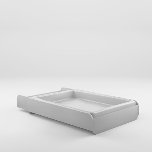 3D model 3D Model of Stokke home changing table white VR / AR / lowpoly CGTrader