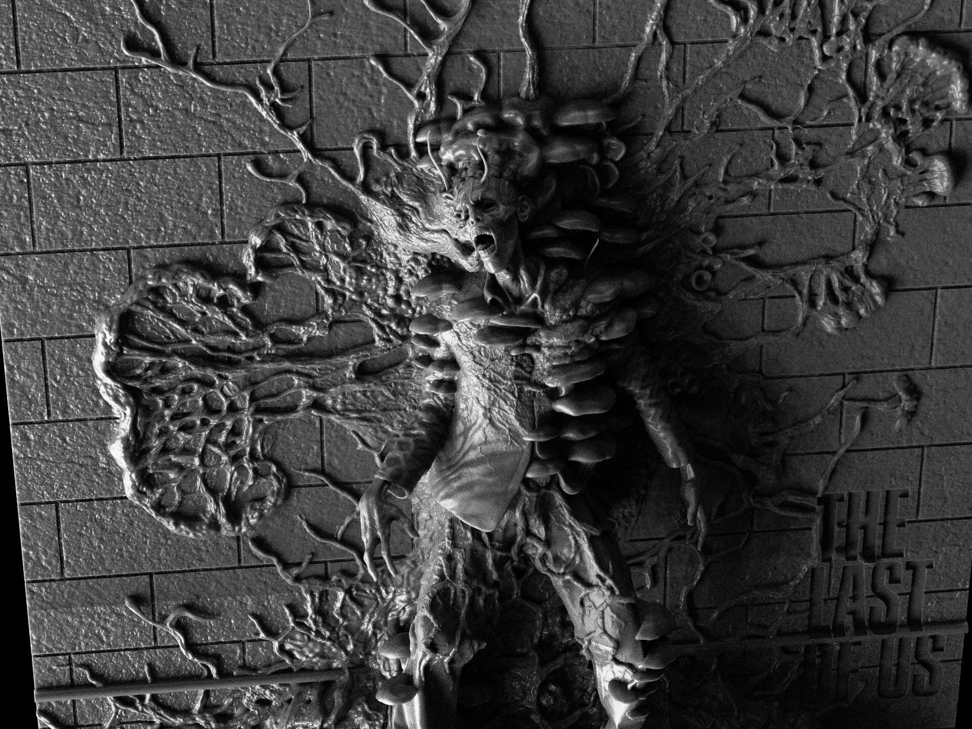 Last of Us Infected Relief 3D model 3D printable CGTrader