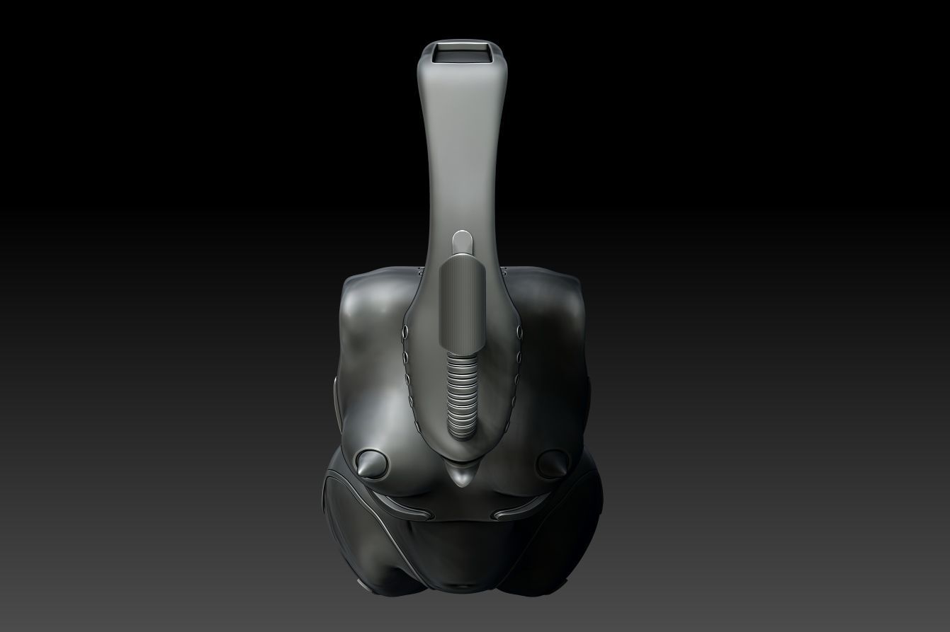 Korn Microphone Stand By H R Giger High Poly 3D Model 3D model CGTrader