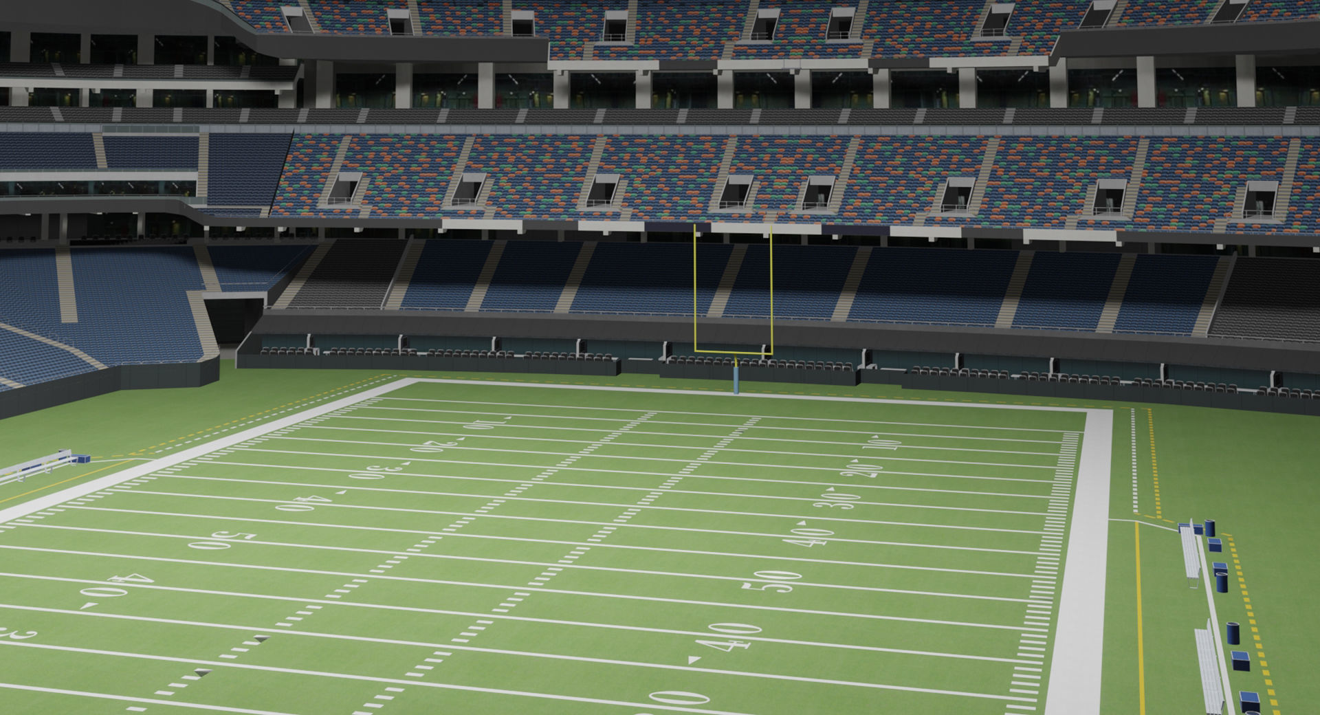 Louisiana Superdome New Orleans USA 3D model CGTrader