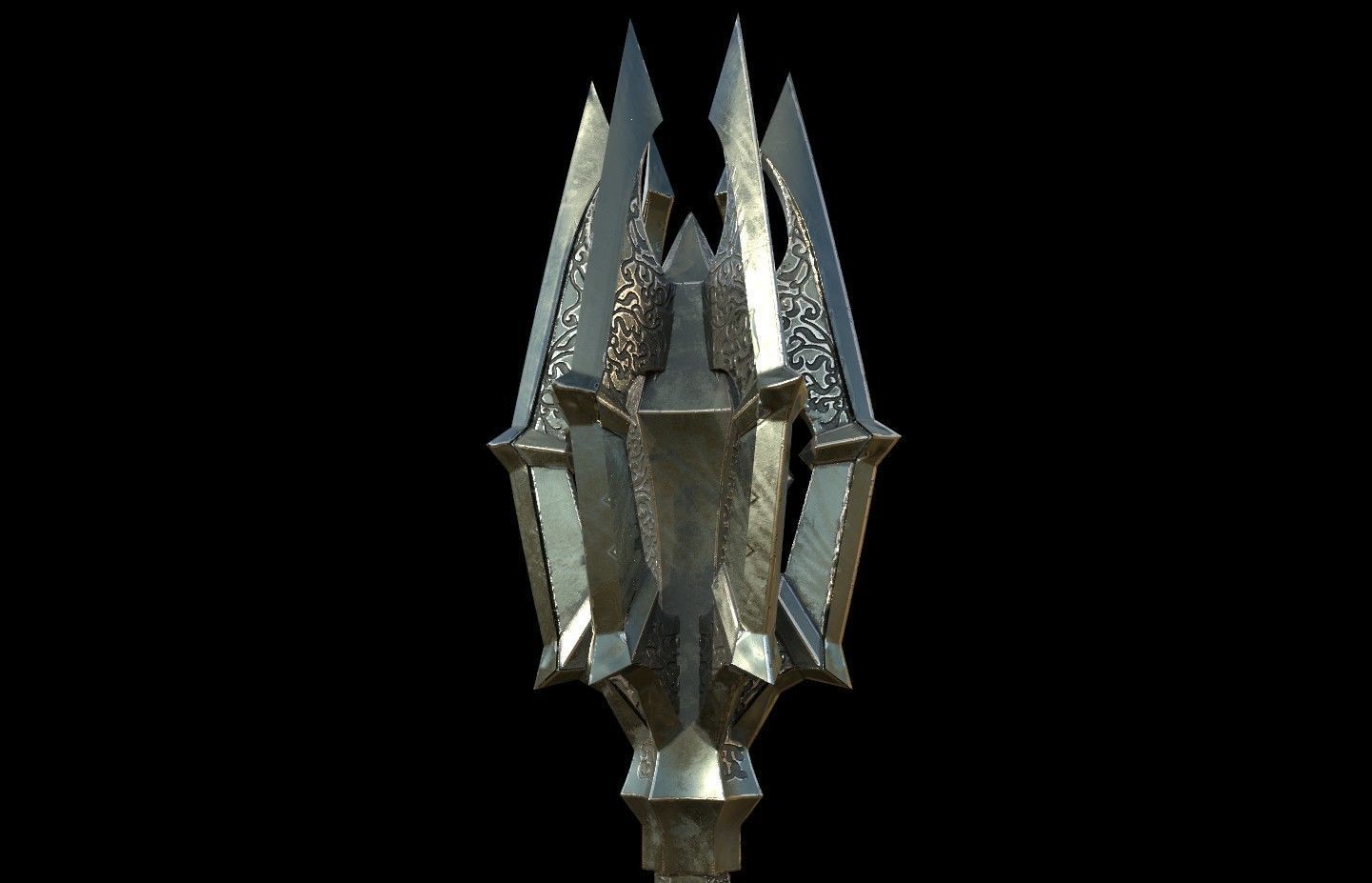 Sauron Mace lord of the rings 3D DIGITAL DOWNLOAD FILE 3D model 3D printable CGTrader