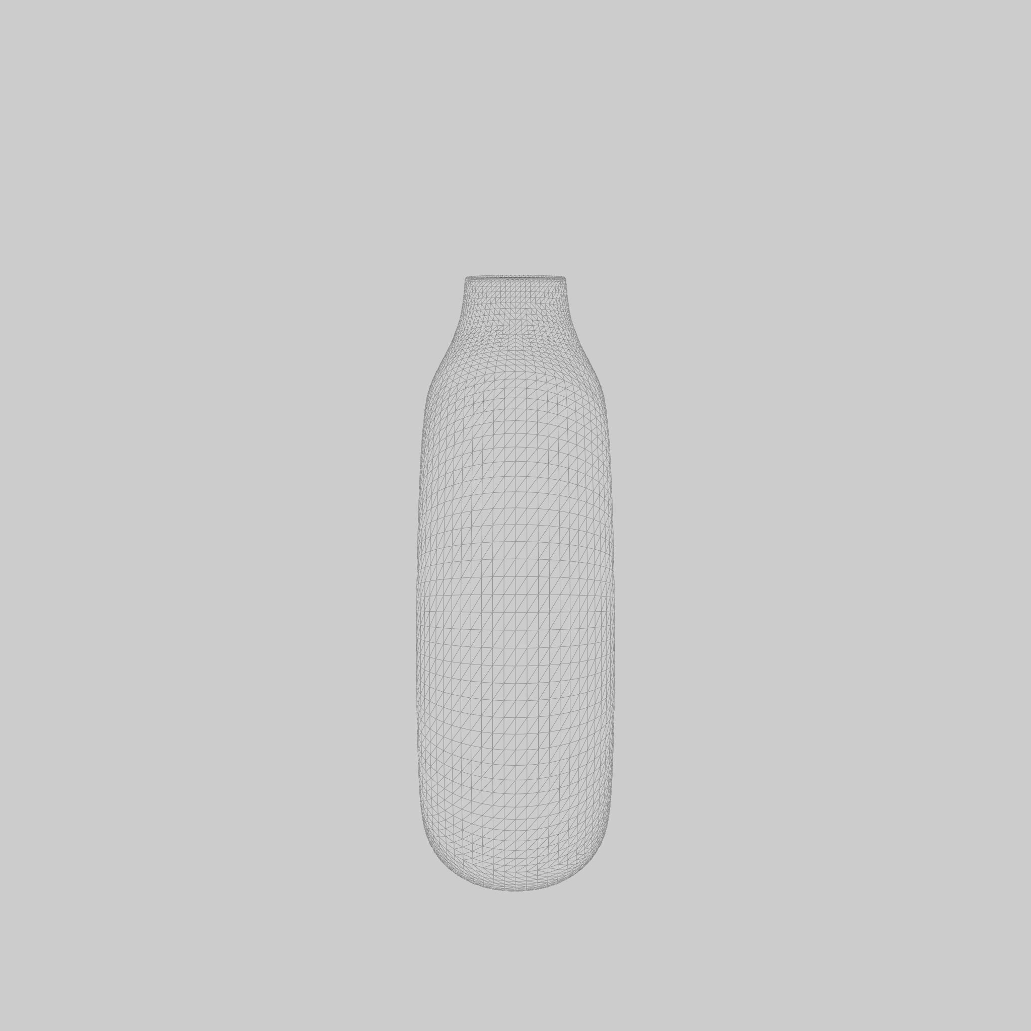 3D model 3D Model of a largeringshaped ceramic vase VR / AR / low