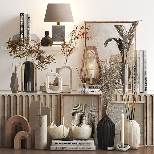 Decorative Set 02 3D model | CGTrader