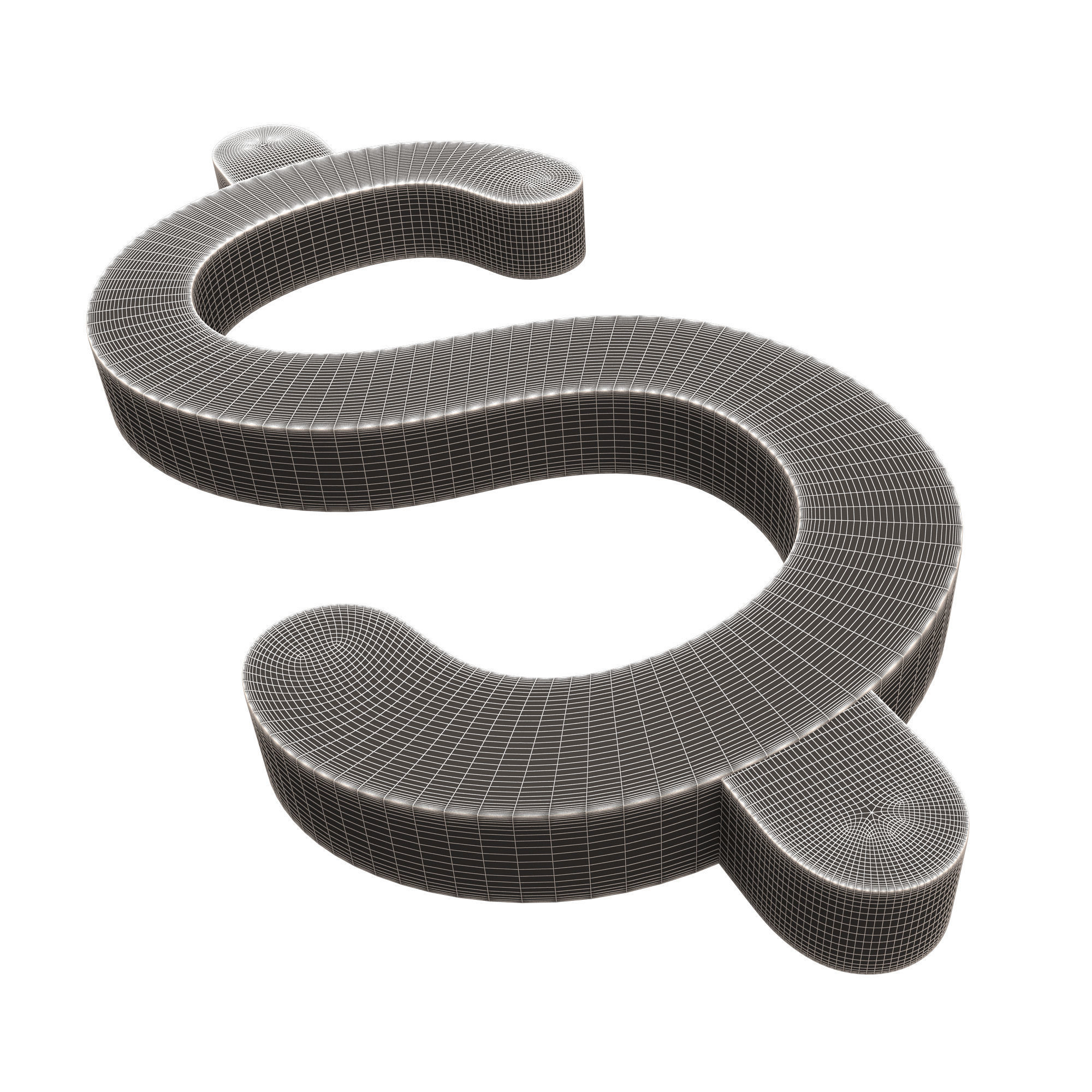 3D model Dollar Symbol Cartoon VR / AR / low-poly | CGTrader