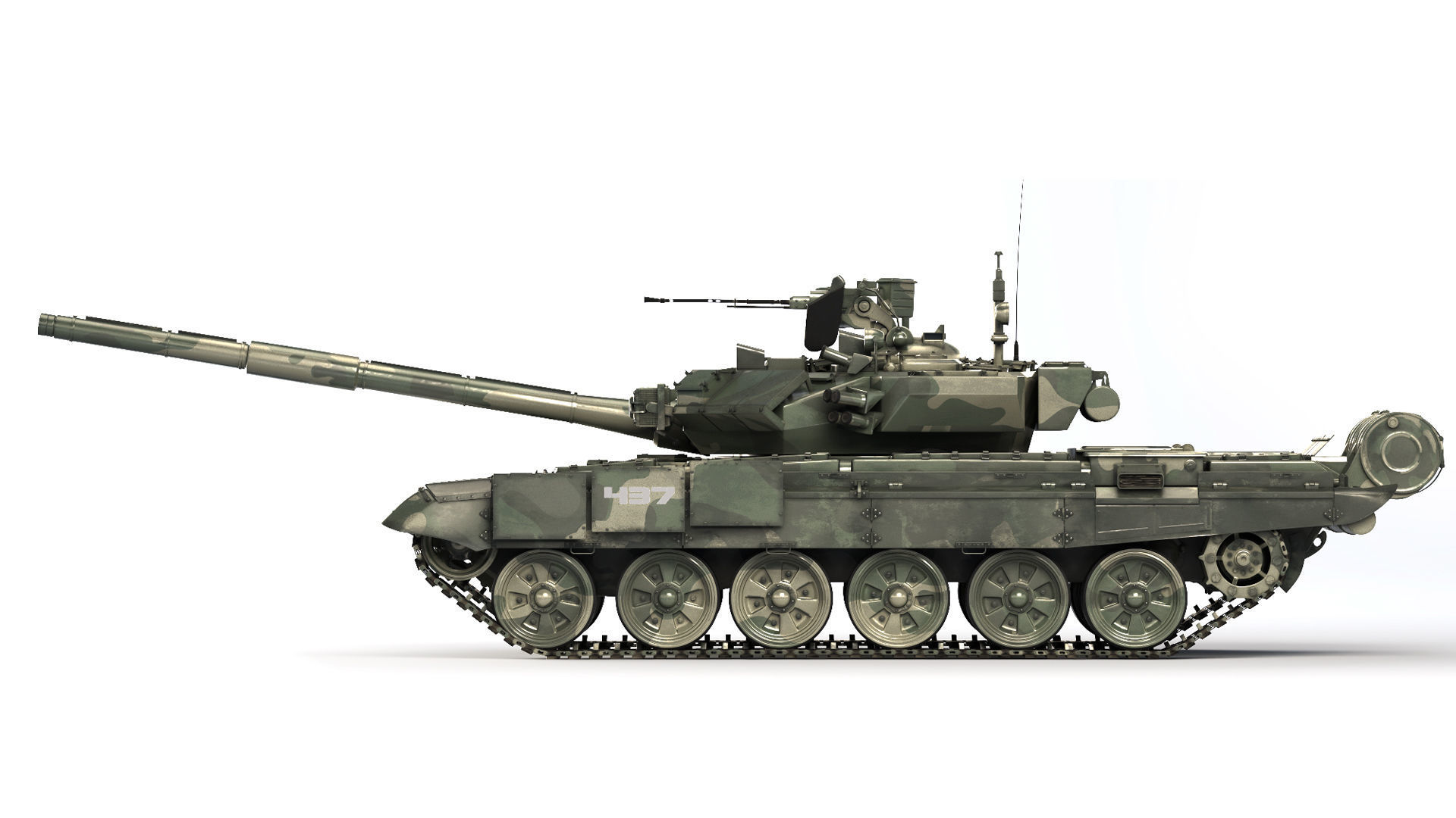 Tank T-90A 2010 3D model | CGTrader