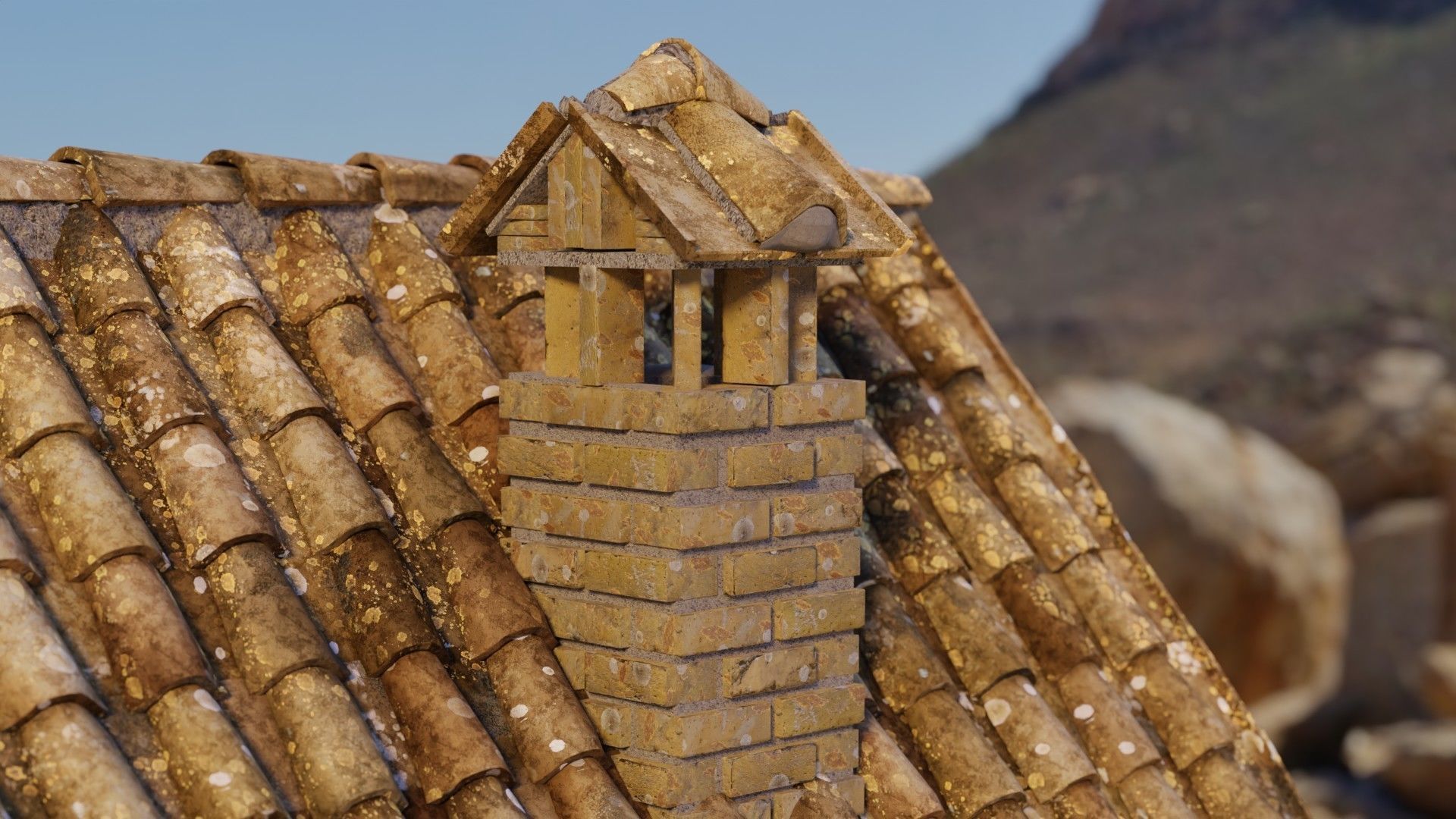 3D model RoofTop - Tile Realistic - High and Low VR / AR / low-poly ...
