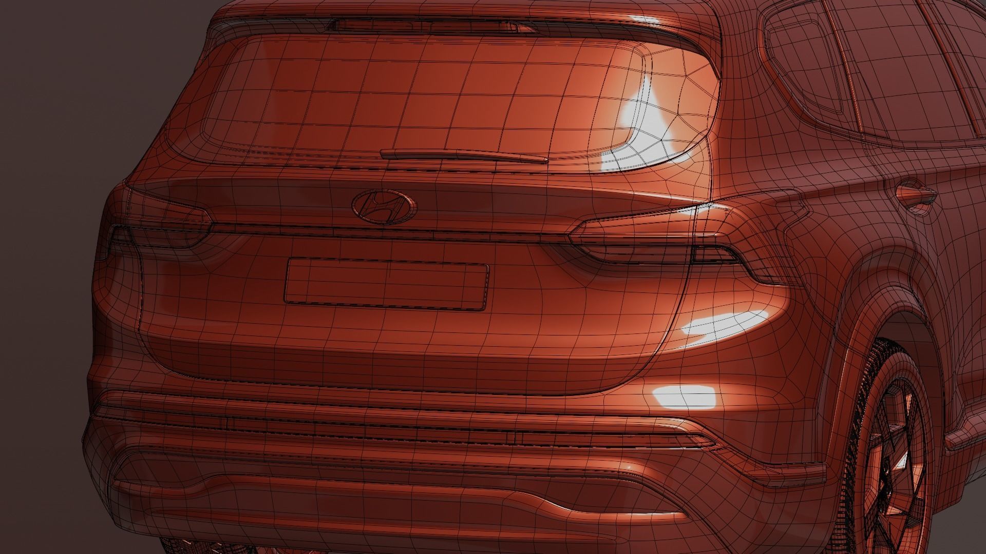 3D MAXpider KAGU Black R1 | 21-23 Hyundai Santa Fe Hybrid/Phev (L1HY11211509)