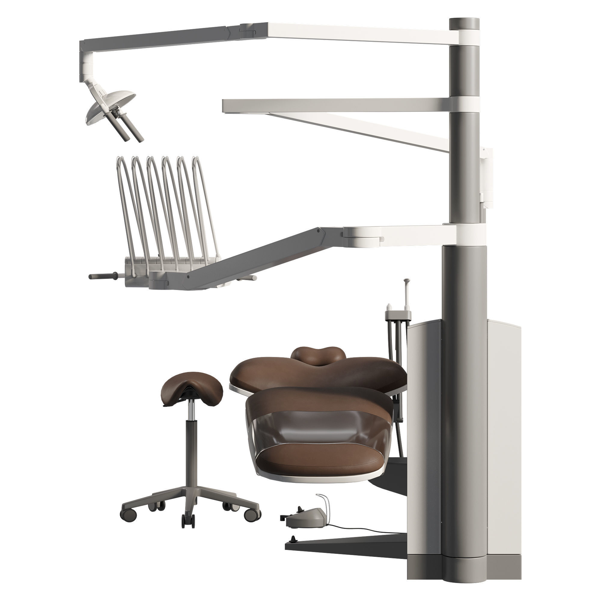 XO FLEX Dental Chair 3D model CGTrader