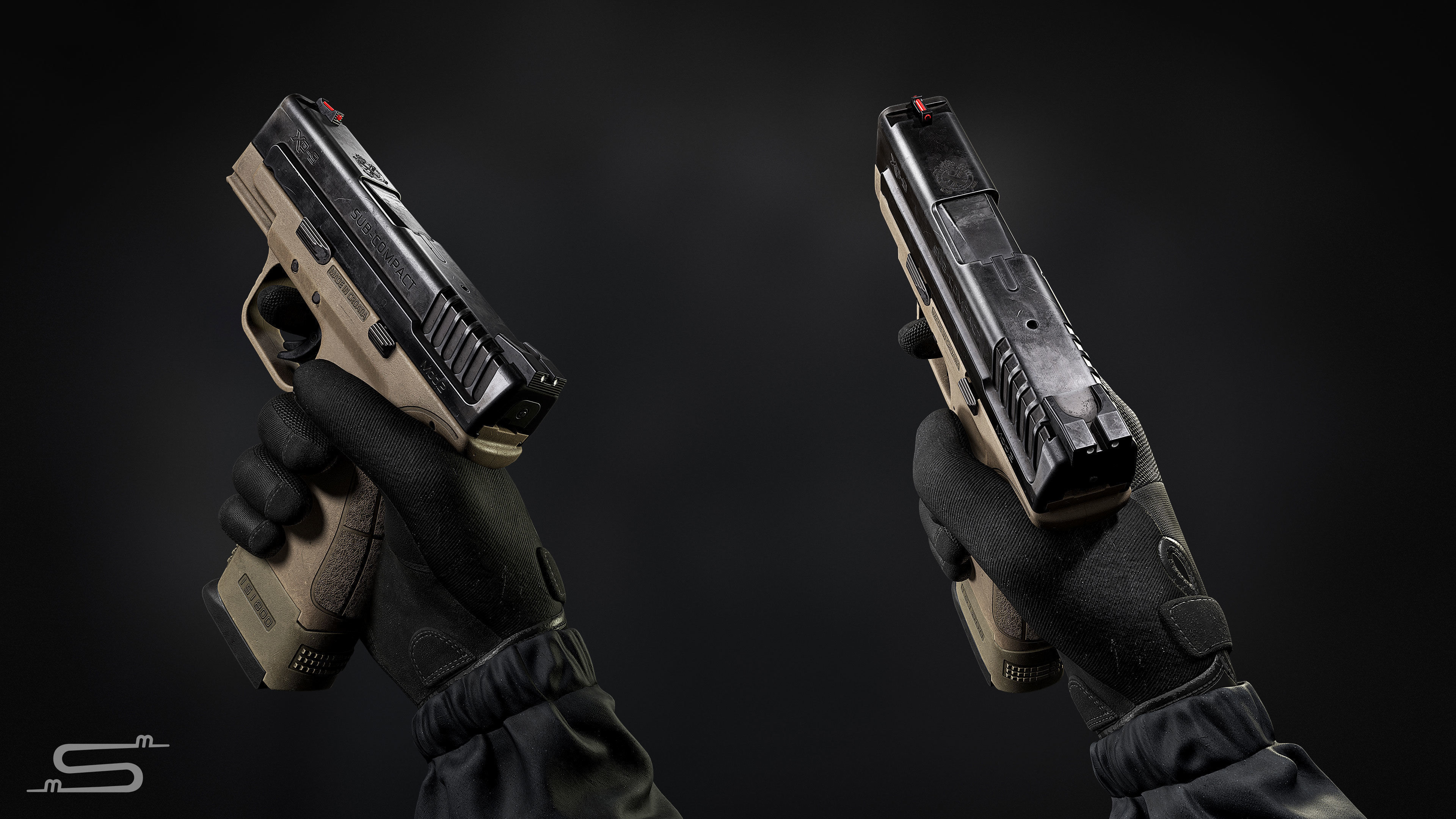 3D model Mod 2-3 Sub Gun VR / AR / low-poly | CGTrader
