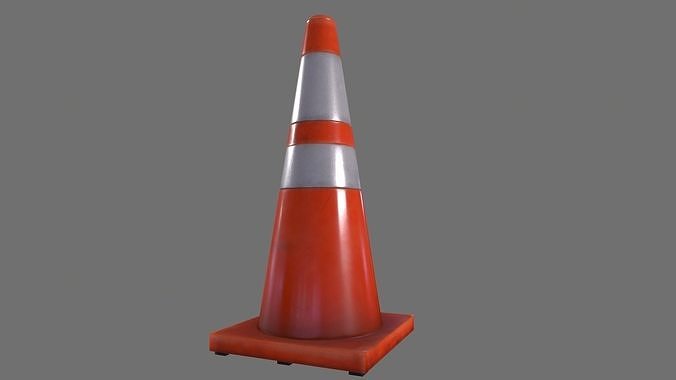 3D model Road Cone VR / AR / low-poly | CGTrader