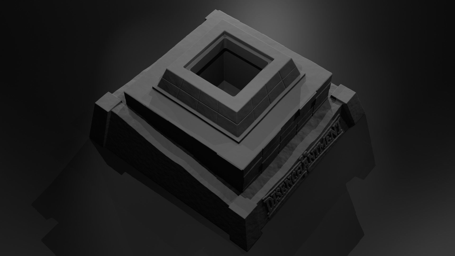 King Zog from Disenchantment with a stash inside 3D model 3D printable