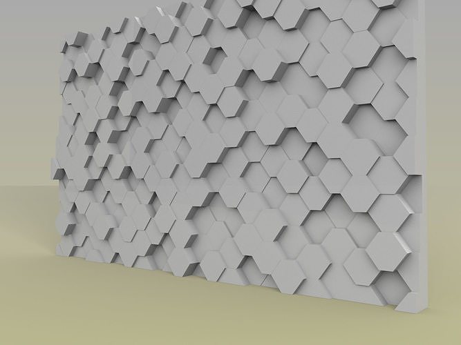 wall panel 3D model CGTrader